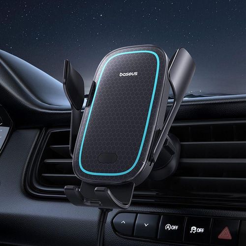 cumpără Încărcător pentru automobil Baseus C40357000111-00 Milky Way Pro Air Vent 15W, Black în Chișinău 