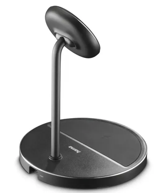 cumpără Încărcător wireless Hama 201738 Qi2 Wireless Charger, Inductive Fast Charging, 2in1 Charging Station, 15 W în Chișinău 
