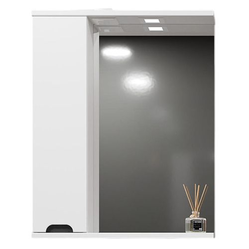 cumpără Oglindă baie Bayro Etna 700x750 левый белый мат în Chișinău 