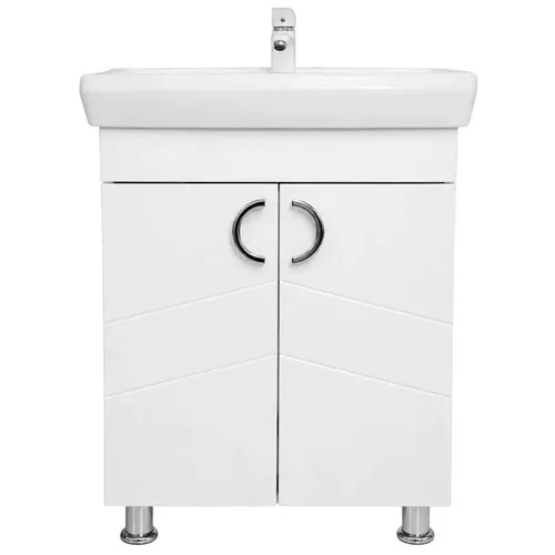 купить Шкаф под умывальник Mashtab 12133 Alpin (ML) cu 2 uși 650x420x850 Alb mat в Кишинёве 