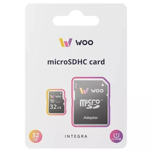 cumpără Card de memorie flash WOO MicroSD Card UHS-I (U1) (C10) + SD Adapter, Integra, 32 GB în Chișinău 