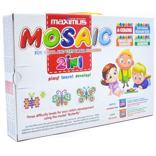 купить Настольная игра Maximus MX5231 Set de joc Mozaică 2 în 1 450 elem. в Кишинёве 
