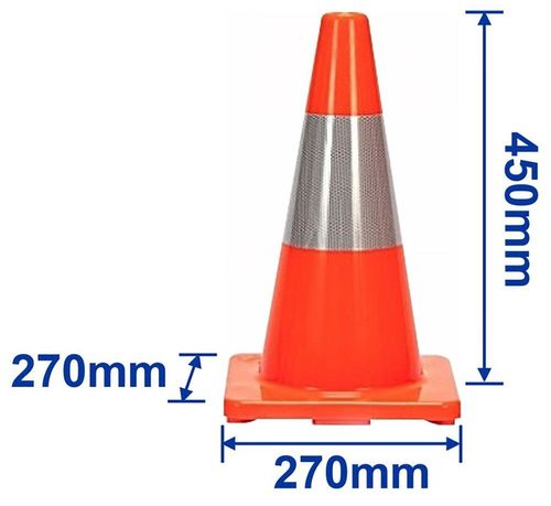 cumpără Organizarea traficului Wadfow WYJ1A45 Con semnalizare reflect. 450mm în Chișinău 