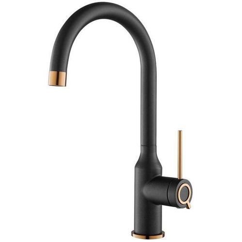 купить Смеситель кухонный Helika-AquaSanita 5023-601C VIDE Black metallic copper в Кишинёве 