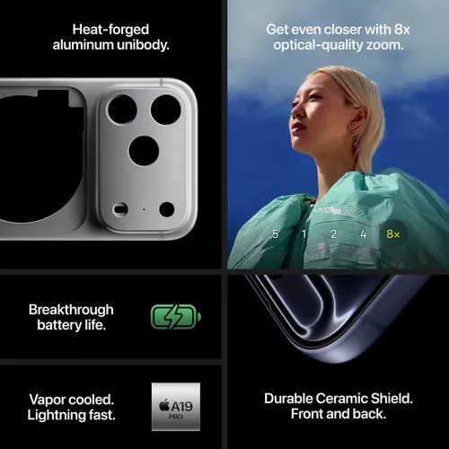 cumpără Smartphone Apple iPhone 17 Pro 256GB Silver MG8G4 în Chișinău 