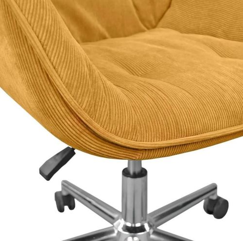 cumpără Fotoliu de birou Deco 21105A-F Mustar Velvet în Chișinău 