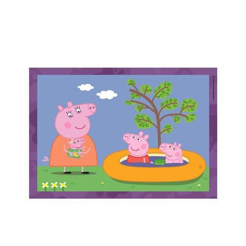 купить Пазл Clementoni Puzzle 4in 1 Peppa Pig 2026 (21751) в Кишинёве 