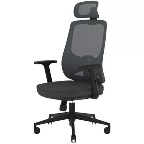 cumpără Fotoliu de birou Deli CDMV01, plasă și tapițerie, negru în Chișinău 