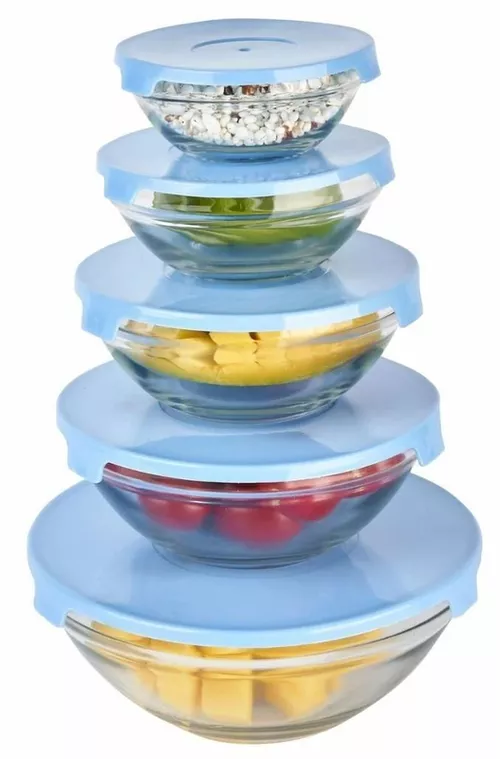 купить Контейнер для хранения пищи Tadar Glass 5pcs в Кишинёве 