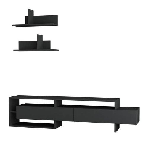 купить Тумба напольная для TV Trendy Gara, Antracit 180x42x32cm в Кишинёве 