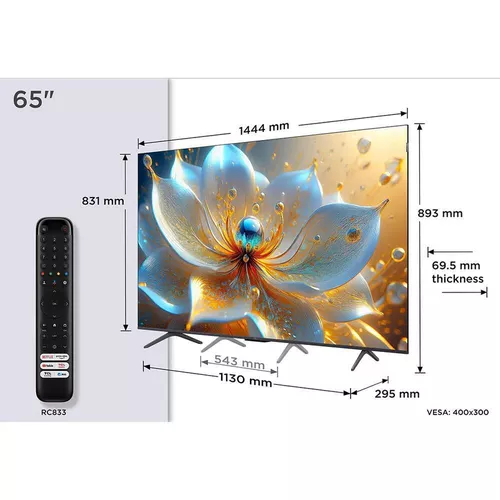 купить Телевизор TCL QLED Smart 65P89K, Ultra HD 4K в Кишинёве 