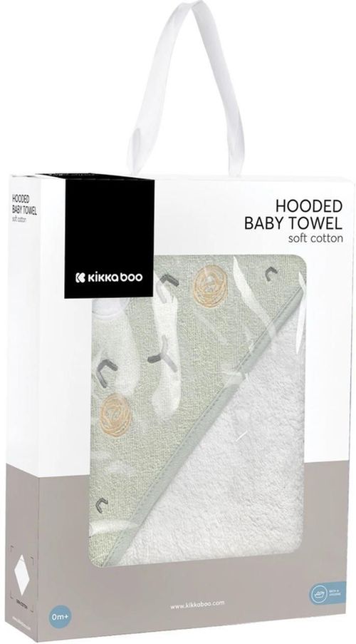 cumpără Accesoriu pentru baie Kikka Boo 31104010069 Prosop cu gluga Terry Sleepy Sheep, 90x90cm în Chișinău 