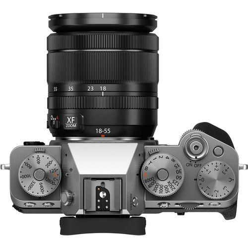 купить Фотоаппарат беззеркальный FujiFilm X-T5 XF18-55mm F2.8-4 R LM OIS silver Kit в Кишинёве 