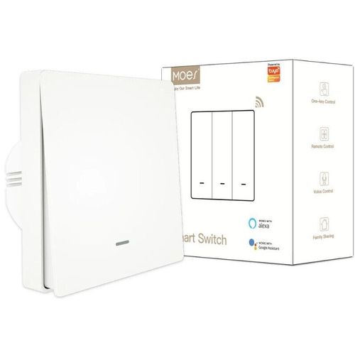 cumpără Întrerupător electric Moes ZS-SR-EU1-WH-MS în Chișinău 