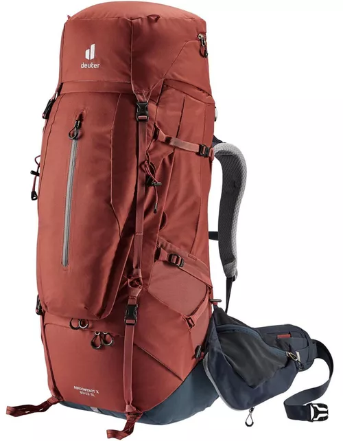 купить Туристический рюкзак Deuter Aircontact X 60+15 SL redwood ink в Кишинёве 