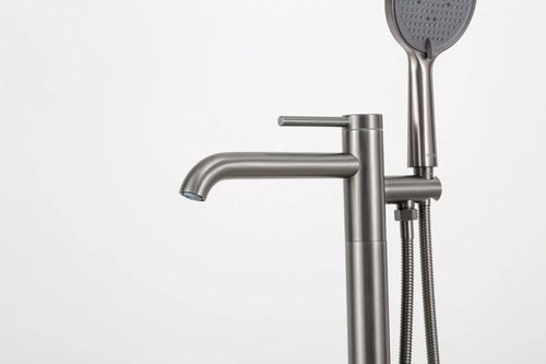 cumpără Baterie pentru cadă Gappo G3006-9 Grafit cada Freestanding în Chișinău 