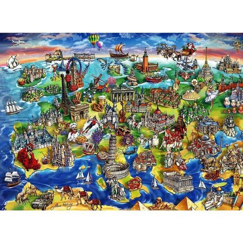 cumpără Puzzle Anatolian A4557 Puzzle 1500 elemente Europa în Chișinău 