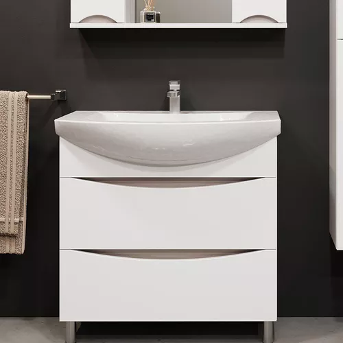 cumpără Dulap pentru lavoar Bayro Elara Zenon 860 Alb Mat în Chișinău 