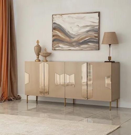 cumpără Comodă Trendy Viena, Bronz, Aur (GTR001223) în Chișinău 
