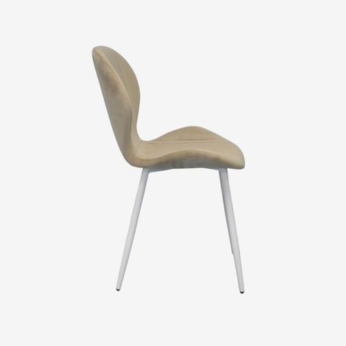 купить Комплект стол и стулья Evelin di Costacurta стол HV-29V White + 4 стула YTC-064Wh UF910-01 Light beige в Кишинёве 