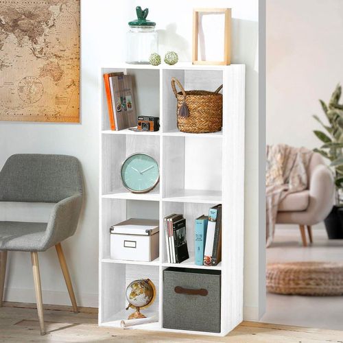 cumpără Etajeră 5five 51856 Raft 67.5x32x134cm, 8 polite, alb în Chișinău 