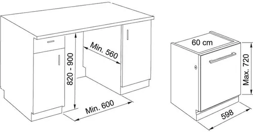 cumpără Mașină de spălat vase încorporabilă Franke 117.0611.672 FDW 613 E5P F în Chișinău 