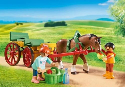 купить Конструктор Playmobil PM6932 Horse-Drawn Wagon в Кишинёве 