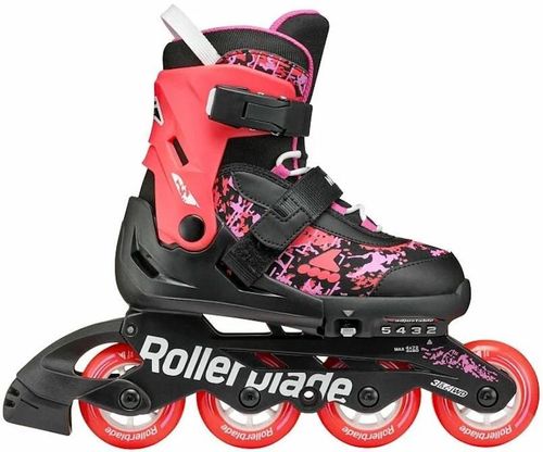cumpără Role Rollerblade 86B0751540ND02 MICROBLADE SL Nero/Corallo Size 28-32 în Chișinău 