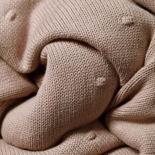 cumpără Lenjerie de pat pentru copii BabyOno 1671/03 Patura de bumbac cu captuseala de flanel (maro) în Chișinău 