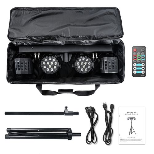 купить Сценическое оборудование и освещение Bon Audio ZQ01447 60W RGBW 4in1 Set Lumini в Кишинёве 