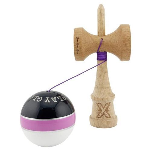 купить Активная игра Essa 164319 Kendama Royal Spike X Original, 7x6x18cm, negru-roz-alb в Кишинёве 