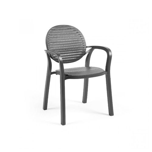 купить Кресло Nardi GARDENIA ANTRACITE-ANTRACITE 40238.02.002 (Кресло для сада и террасы) в Кишинёве 