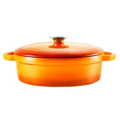 купить Кастрюля Voeux Kitchenware ST-111 Castron josuț din fontă 28cm, Amusant в Кишинёве 