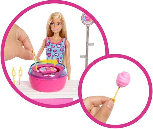 купить Кукла Barbie JFV67 Detectivi pe plajă, păpușa Malibu в Кишинёве 