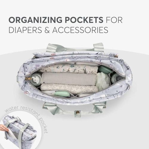 cumpără Geantă pentru mama Kikka Boo 31108020100 Geanta pentru mame Florence Dreamy Fields Grey în Chișinău 