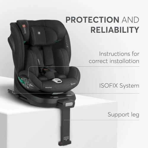 cumpără Scaun auto Kikka Boo 31002100046 i-Twist Light Grey i-Size, 40-150 cm în Chișinău 