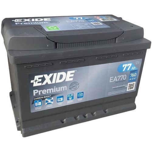 купить Автомобильный аккумулятор Exide PREMIUM 12V 77Ah 760EN 278x175x190 -/+ (EA770) в Кишинёве 