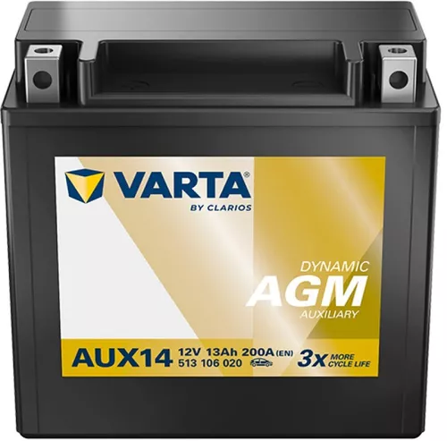 купить Автомобильный аккумулятор Varta 13AH 200A(EN) клемы 1 (152x88x147) AGM AUX (513106020K262) в Кишинёве 