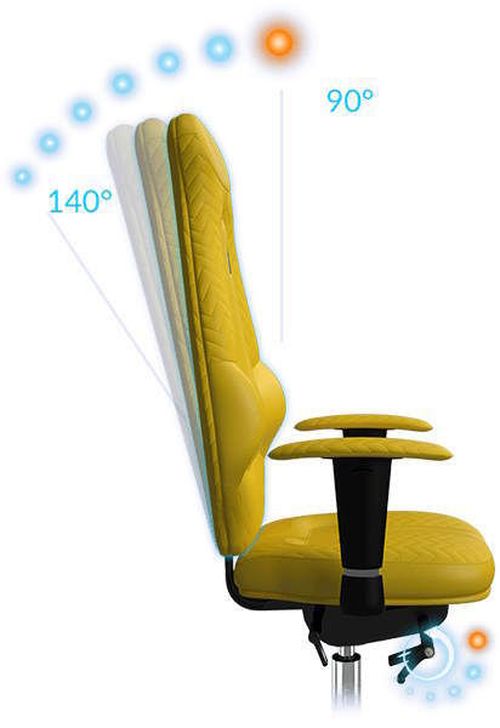 купить Офисное кресло Kulik System Galaxy Yelow Eco в Кишинёве 