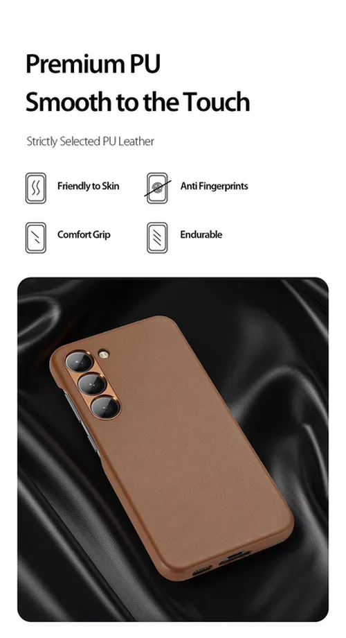 cumpără Husă pentru smartphone Dux Ducis Samsung S23 Grit, Brown în Chișinău 