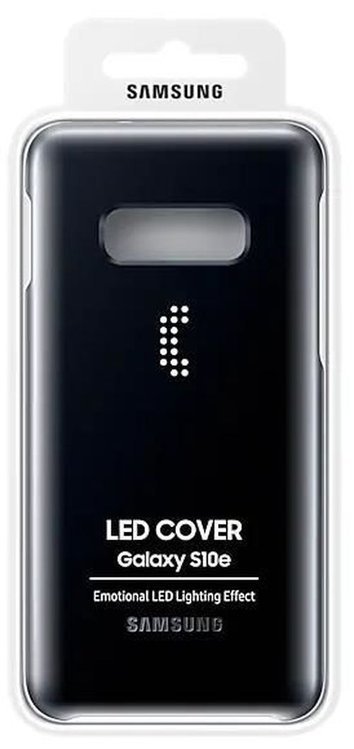 купить Чехол для смартфона Samsung EF-KG970 LED Cover S10e Black в Кишинёве 