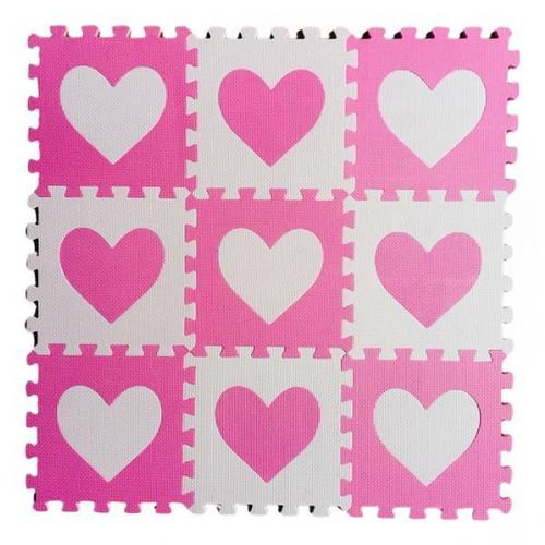 cumpără Covoraș de joacă Essa HK029 Covoraș-puzzle educativ Inimioare, 9elem în Chișinău 