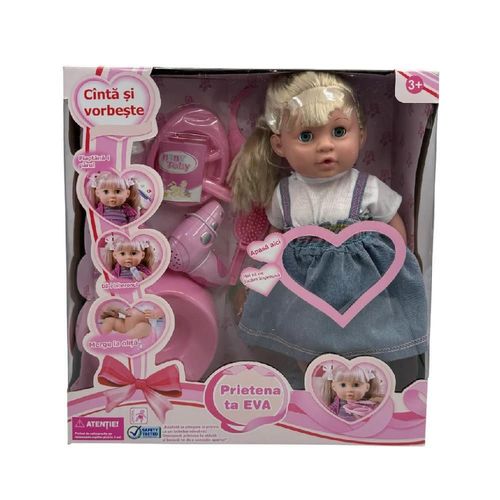 cumpără Păpușă Richi (32478) Eva 40cm cu accesorii, vorbitoare (ro) în Chișinău 