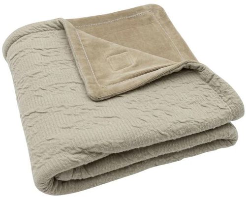 cumpără Lenjerie de pat pentru copii Jollein 516-511-67052 Paturica Soft Waves Olive Green, 75x100cm în Chișinău 