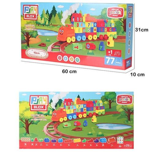 cumpără Set de construcție Play Toys 2397 Tren, 77 piese în Chișinău 