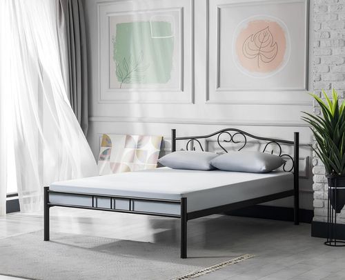 cumpără Pat Evger K-50 180x200cm Black (без матраса) în Chișinău 