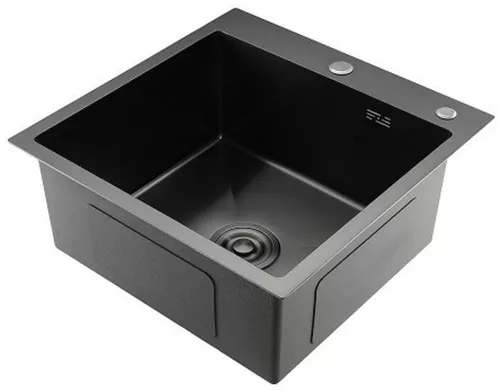 cumpără Chiuvetă bucătărie Gappo GS5050-6 NEAGRA în Chișinău 