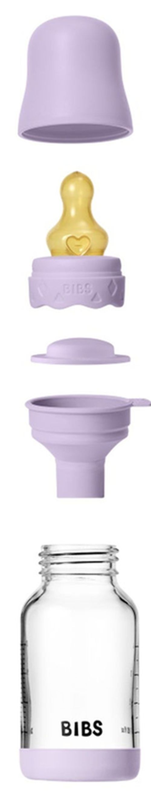купить Поильник BIBS 50192291 Biberon din sticla anticolici Boheme Violet Sky cu tetina din latex 0+ luni, 120ml в Кишинёве 