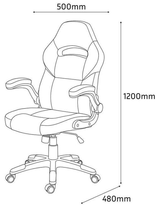 cumpără Fotoliu de birou Fabrik Home KARL, Черный în Chișinău 
