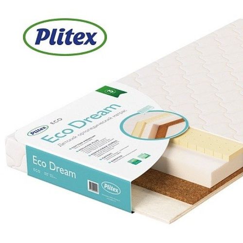 Матрас детский Plitex Eco Dream - 120 x 60 x 9 см 